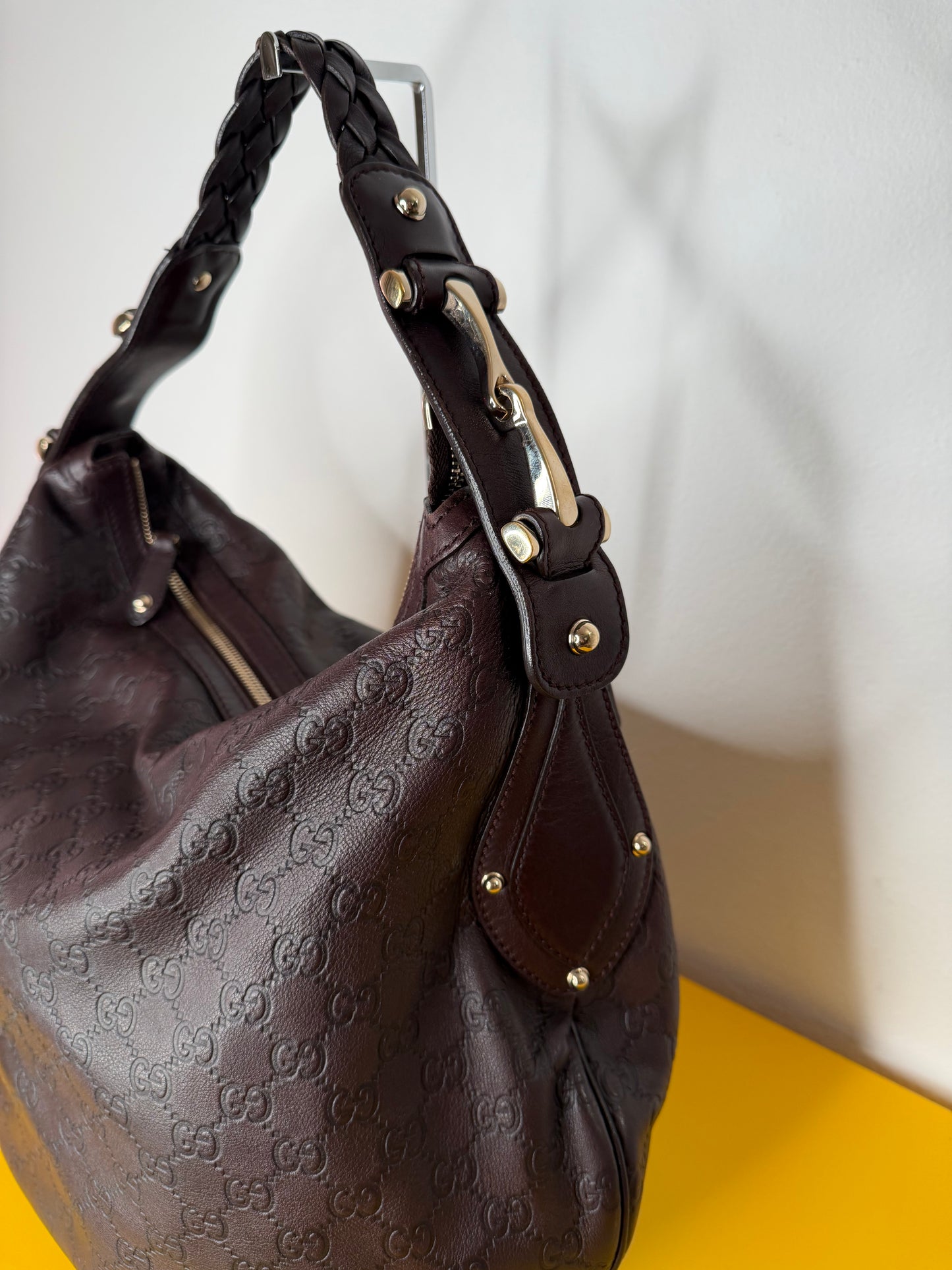 Gucci Hobo pelle marrone
