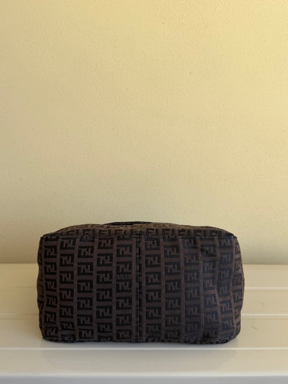 Fendi Double flap dark brown