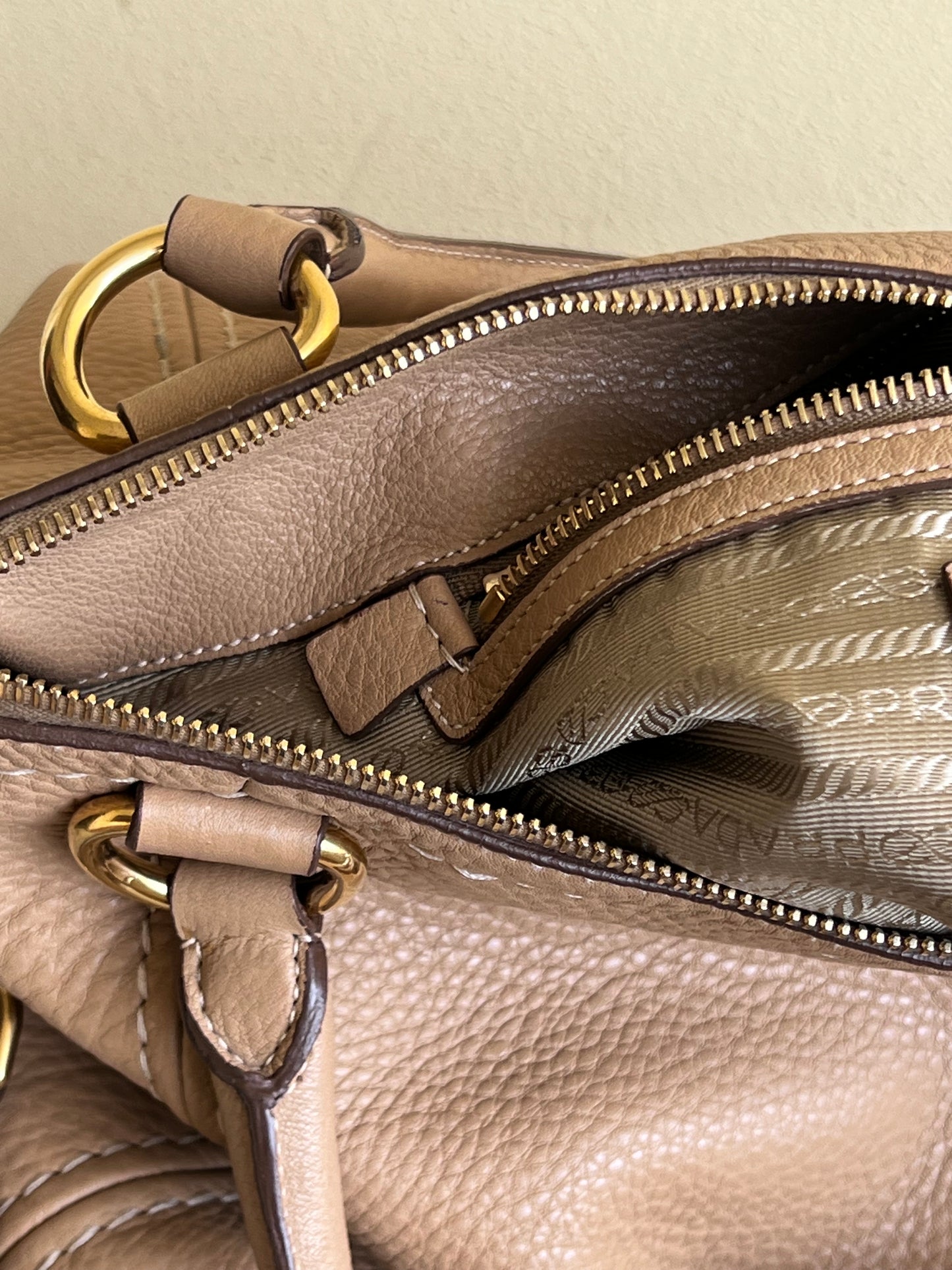Prada Hobo Beige