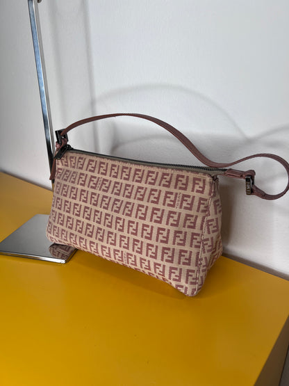 Fendi Mini Baguette Zucchino Rosa