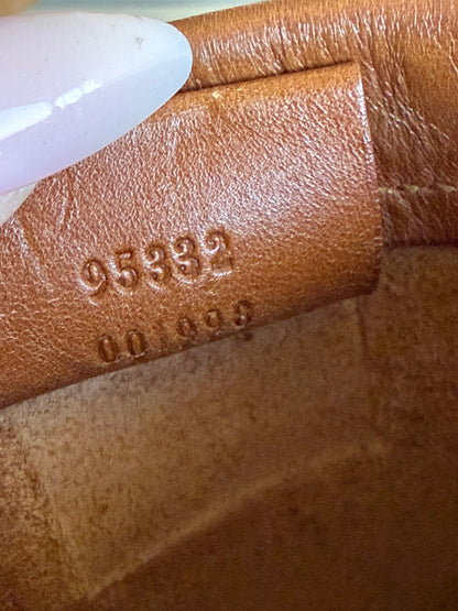 Gucci Suede Hobo Moon Bag