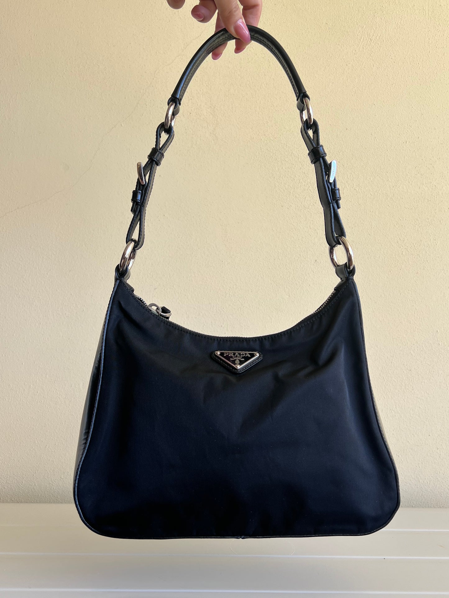 Prada hobo Nylon e Pelle