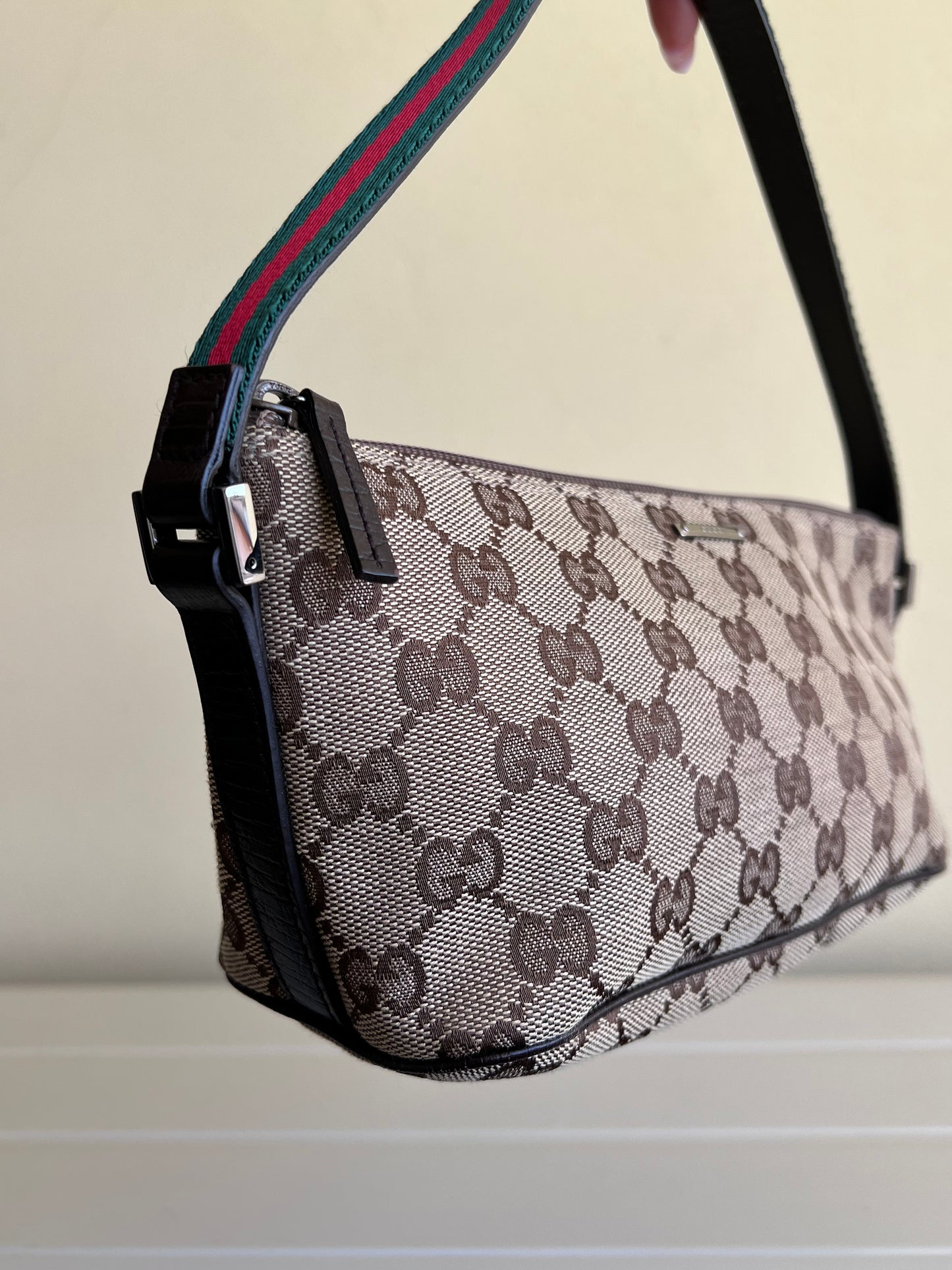 Gucci boat bag classic monogram
