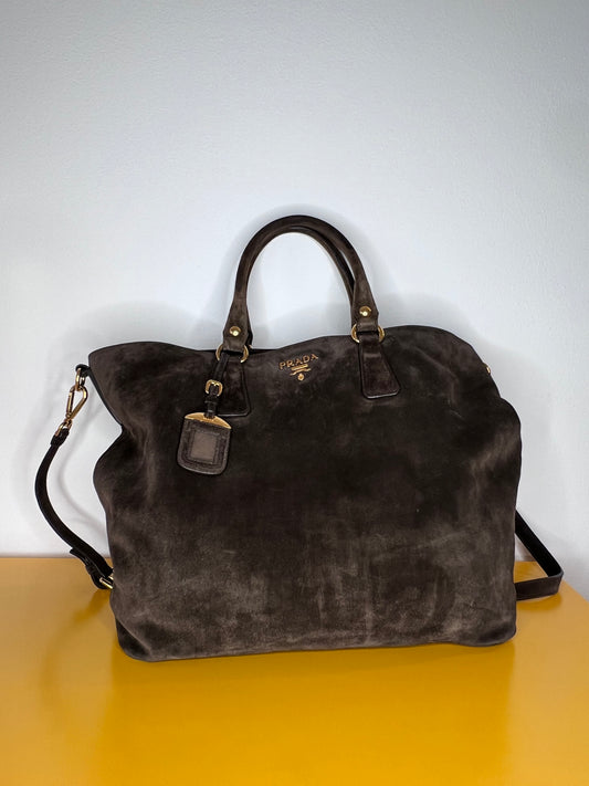Prada Suede tote