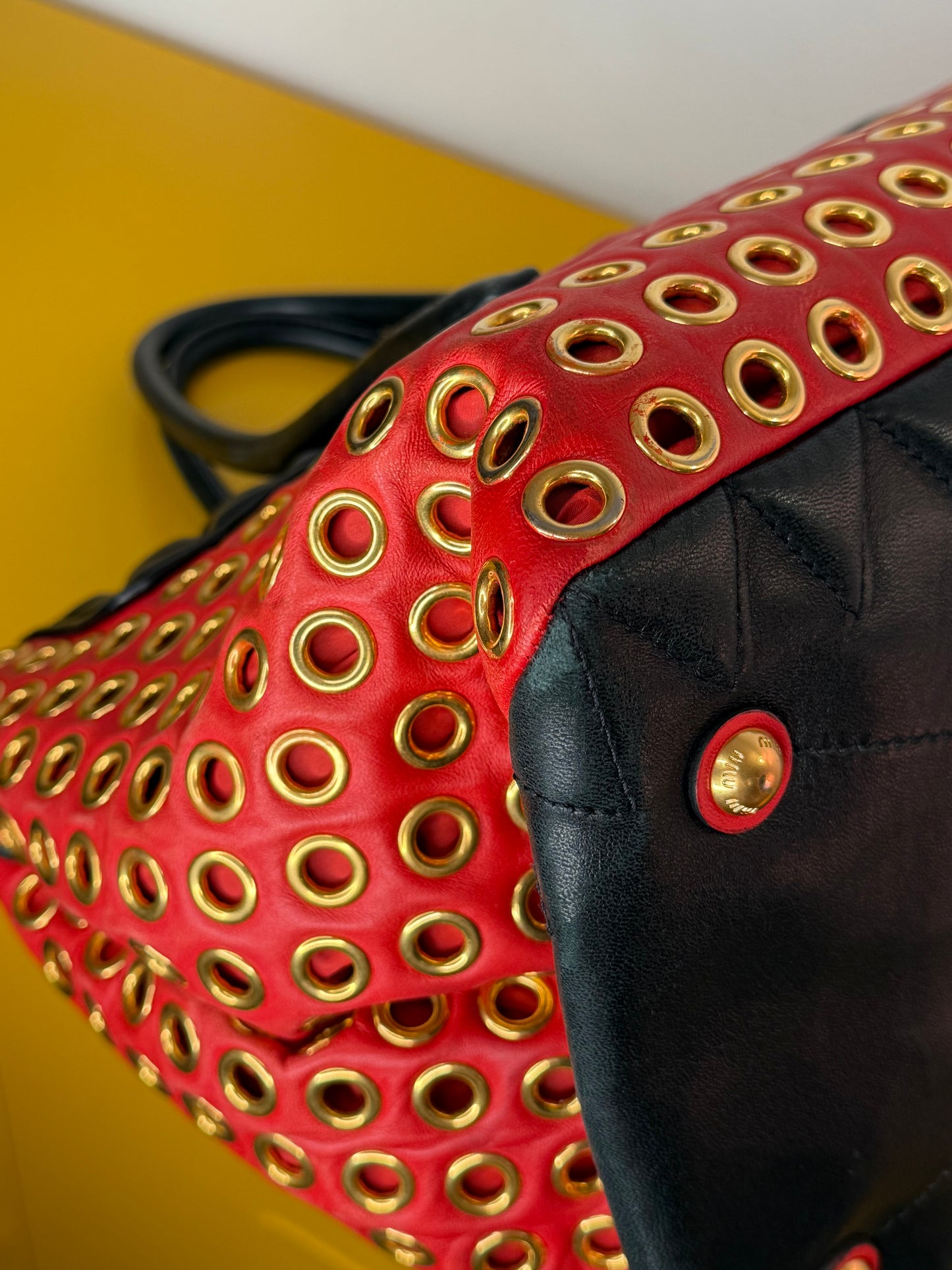 Miu Miu biker red