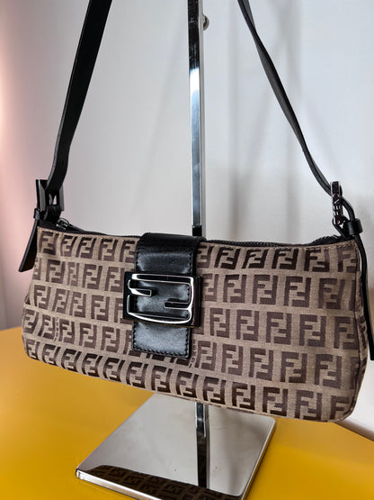 Fendi Mini Baguette Beige/Brown