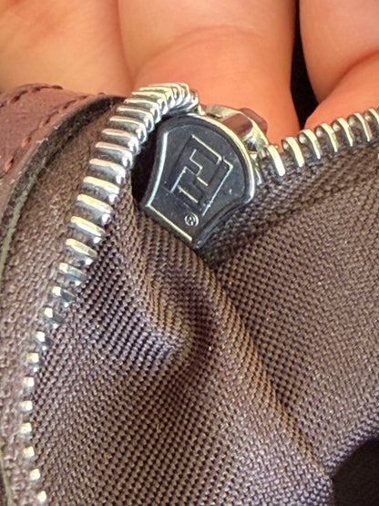 Fendi baguette double flap zucca