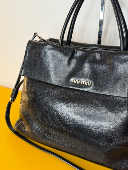 Miu Miu tote vitello lux