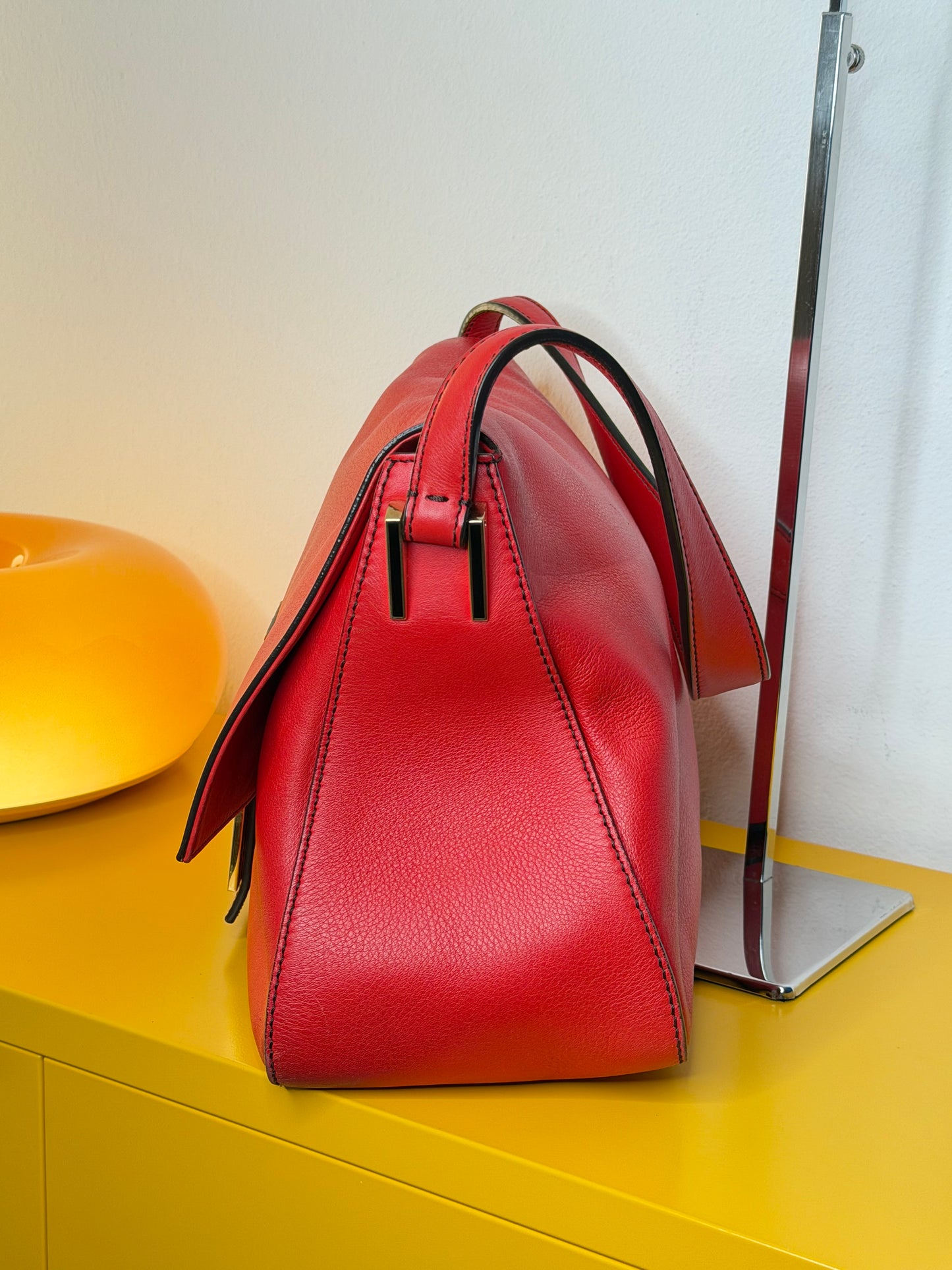 Fendi Mama Baguette rossa