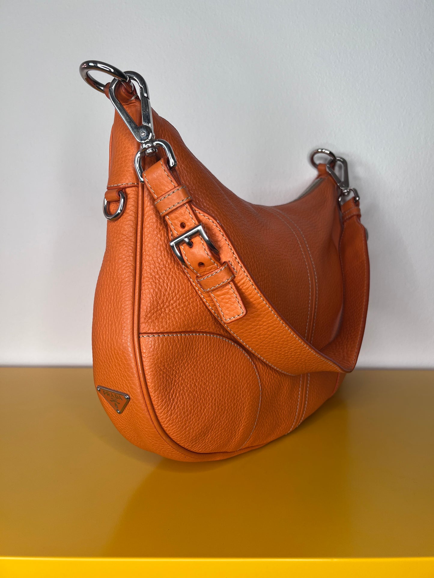 Prada Half Moon Orange