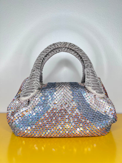 Fendi Spy Bag in raso con paillettes