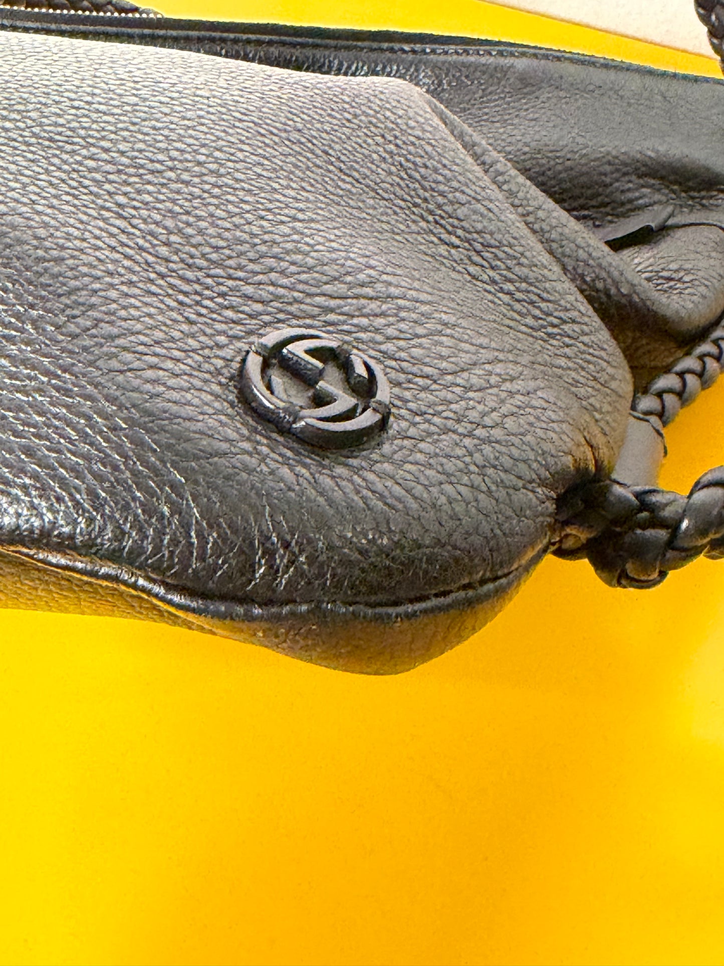 Gucci tracolla interlocking nera
