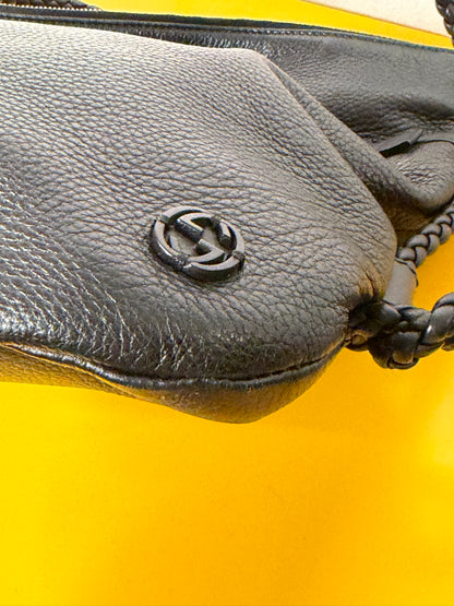 Gucci tracolla interlocking nera