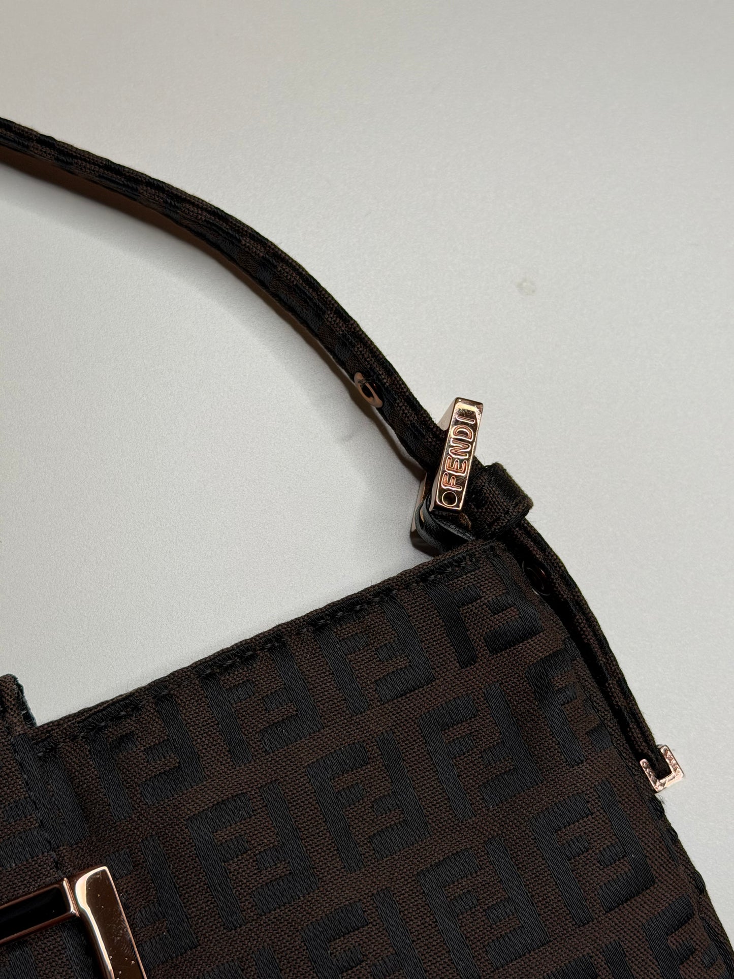 Fendi Mini Zucchino dark brown