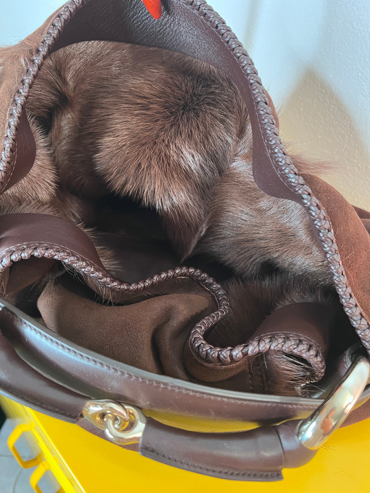 Gucci Horsebit shearling