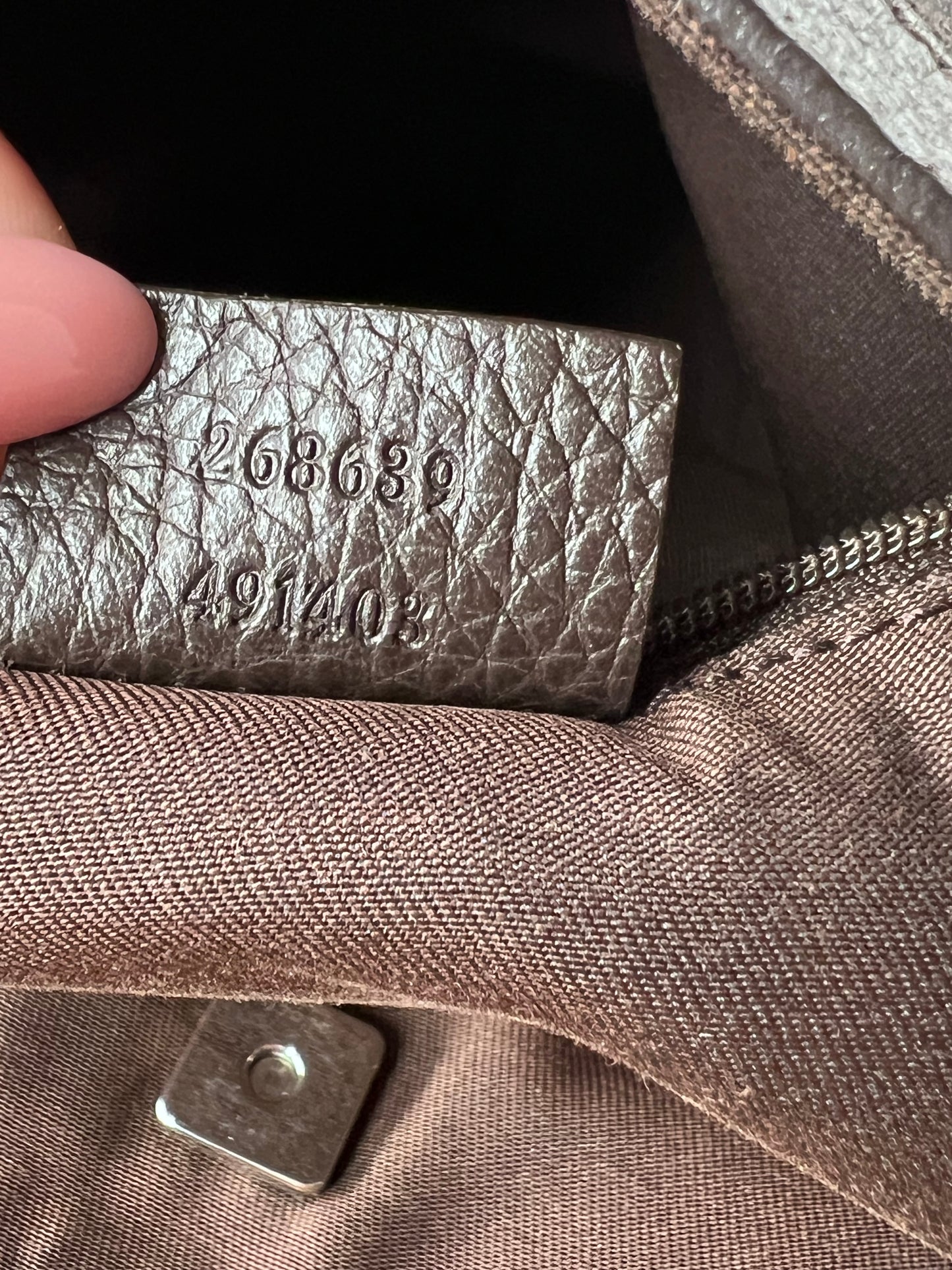 Gucci Abbey Tote Chocolate