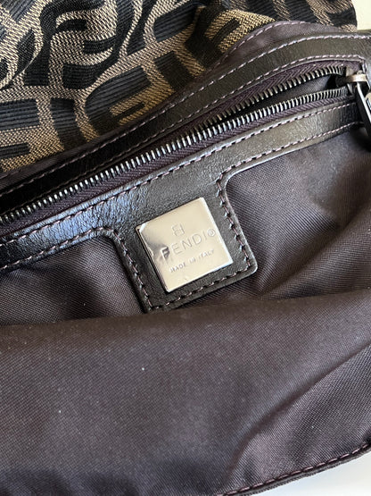 Fendi baguette Double Flap Zucca