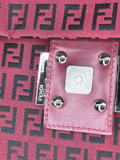 Fendi Mamma Baguette Bordeaux