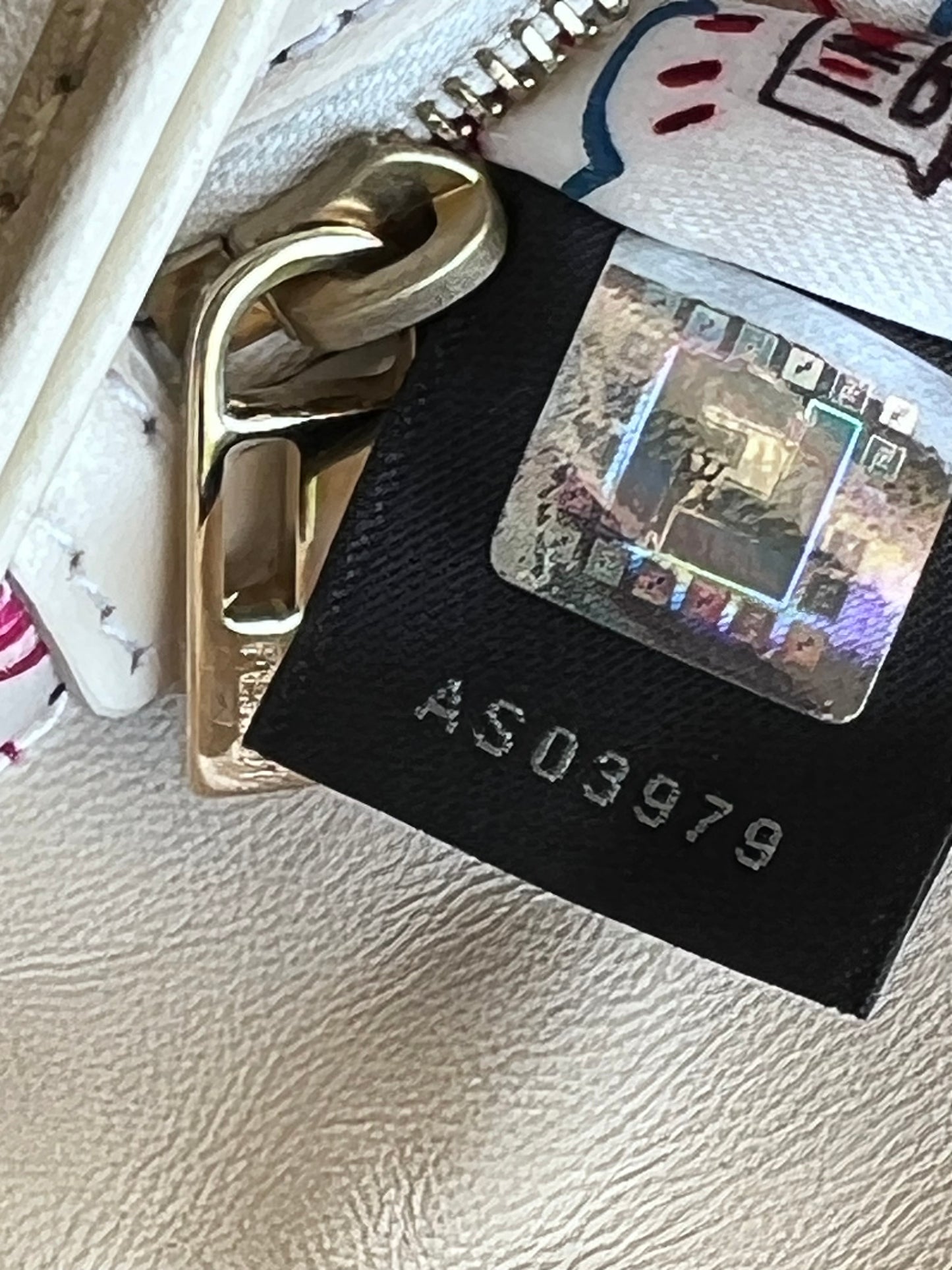 Fendi Baguette Nappa Bianca