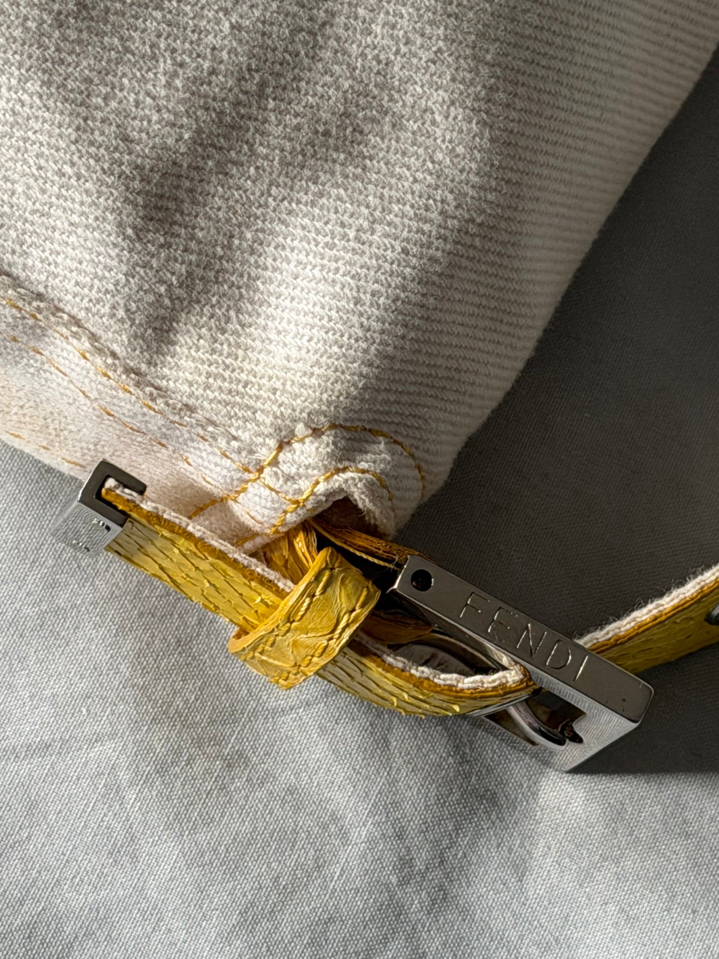 Fendi Baguette light Denim