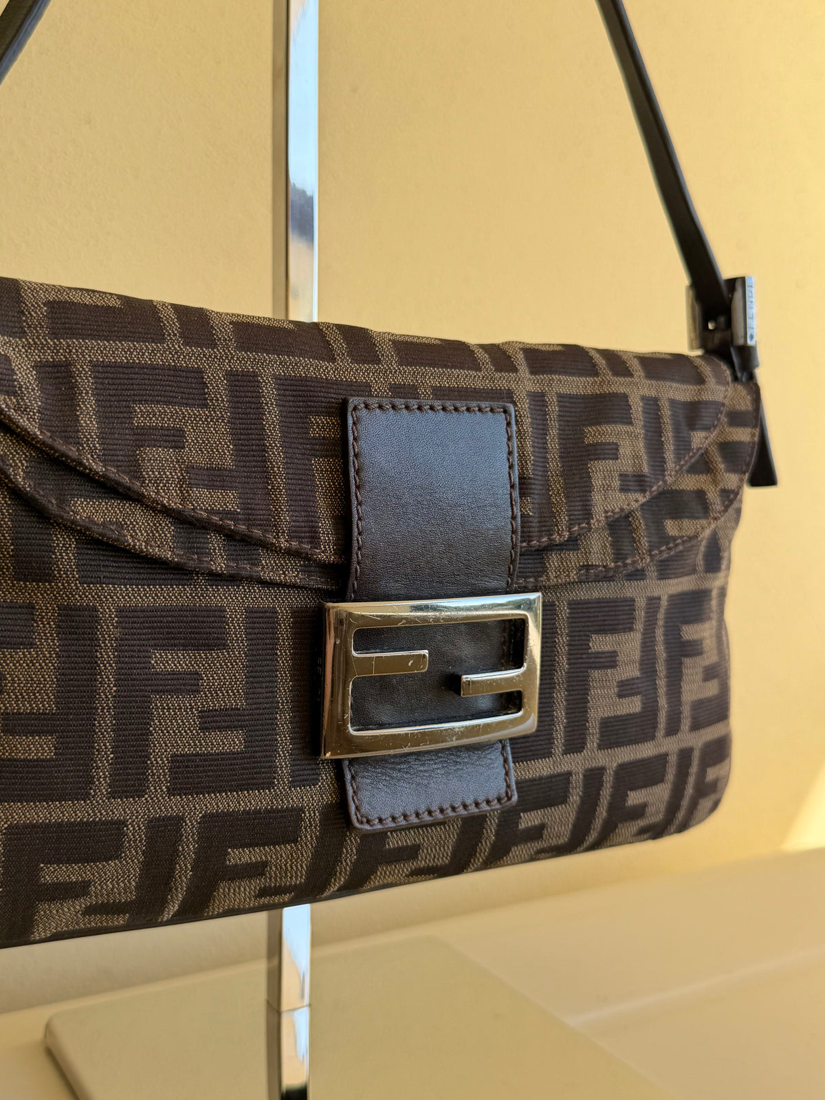 Fendi baguette double flap