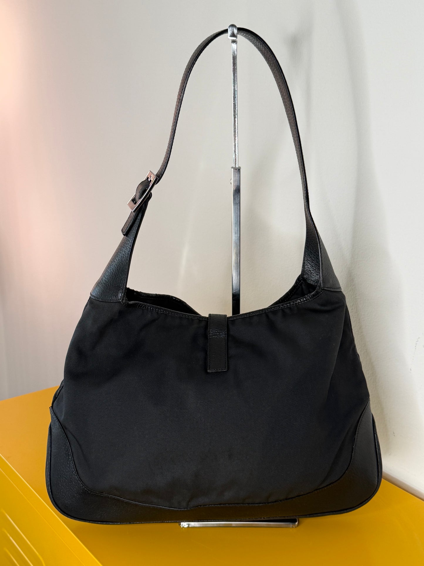 Gucci Jackie pelle/tessuto