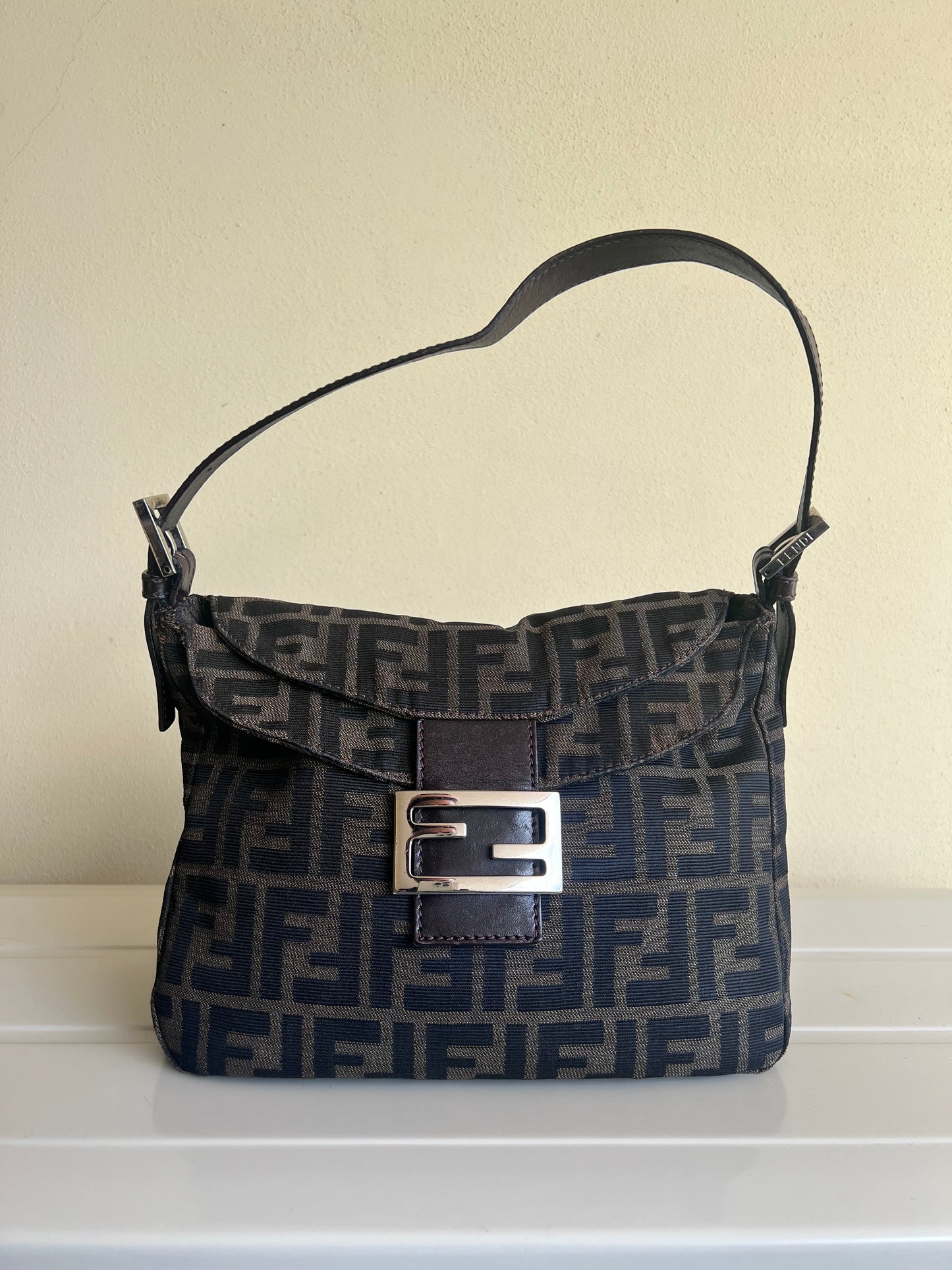 Fendi Mamma Zucca double Flap