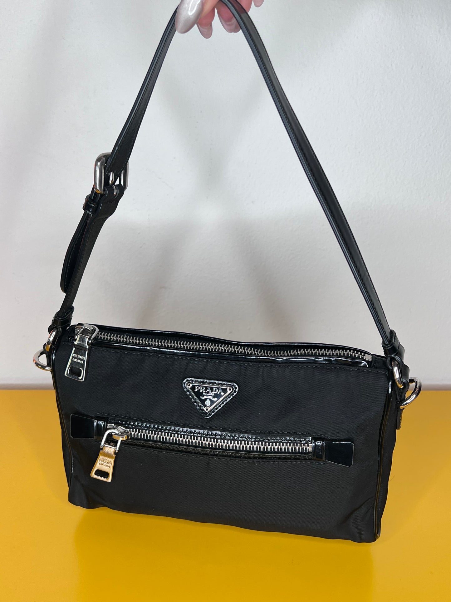 Prada mini bag Nylon e pelle