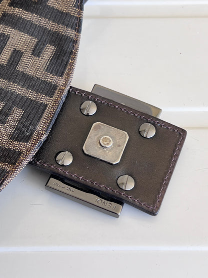 Fendi baguette Double Flap Zucca