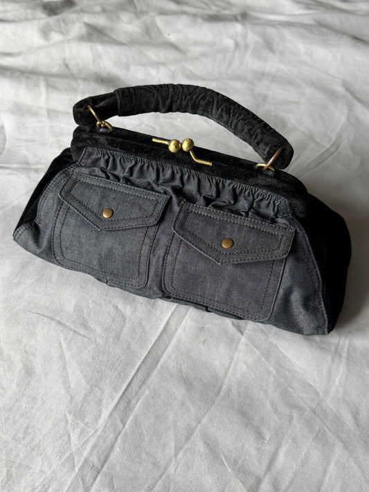 Miu Miu Mini Bag velvet/denim