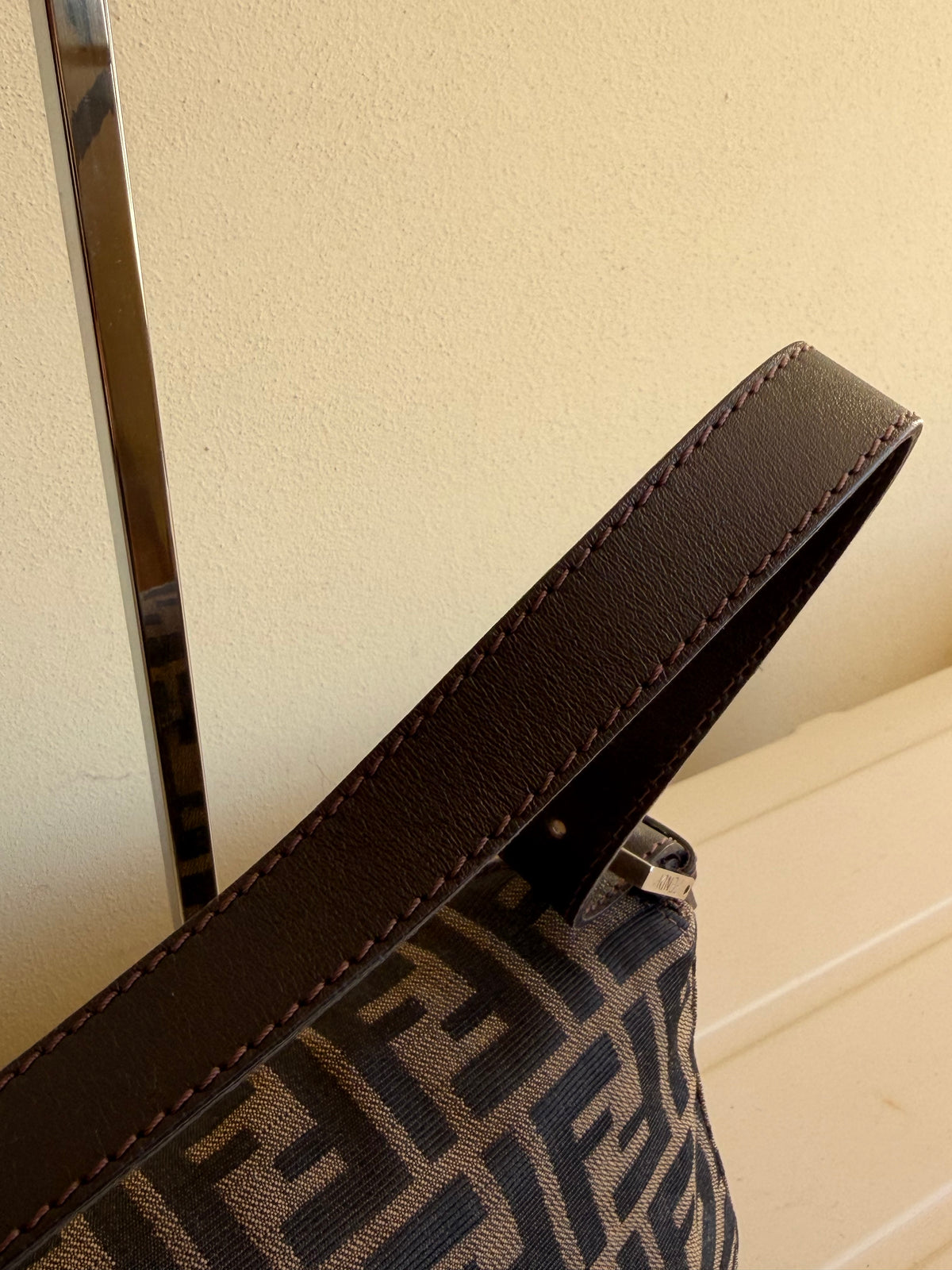 Fendi Baguette Double Flap Zucca