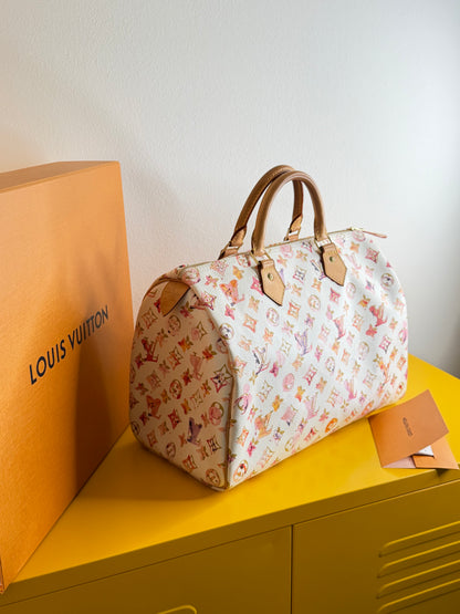 Louis Vuitton Speedy 35 Aquarelle