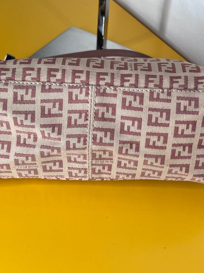 Fendi Mini Baguette Zucchino Rosa
