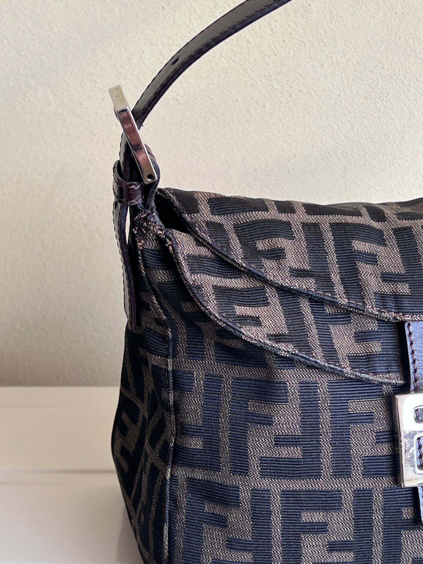 Fendi Mamma Zucca double Flap