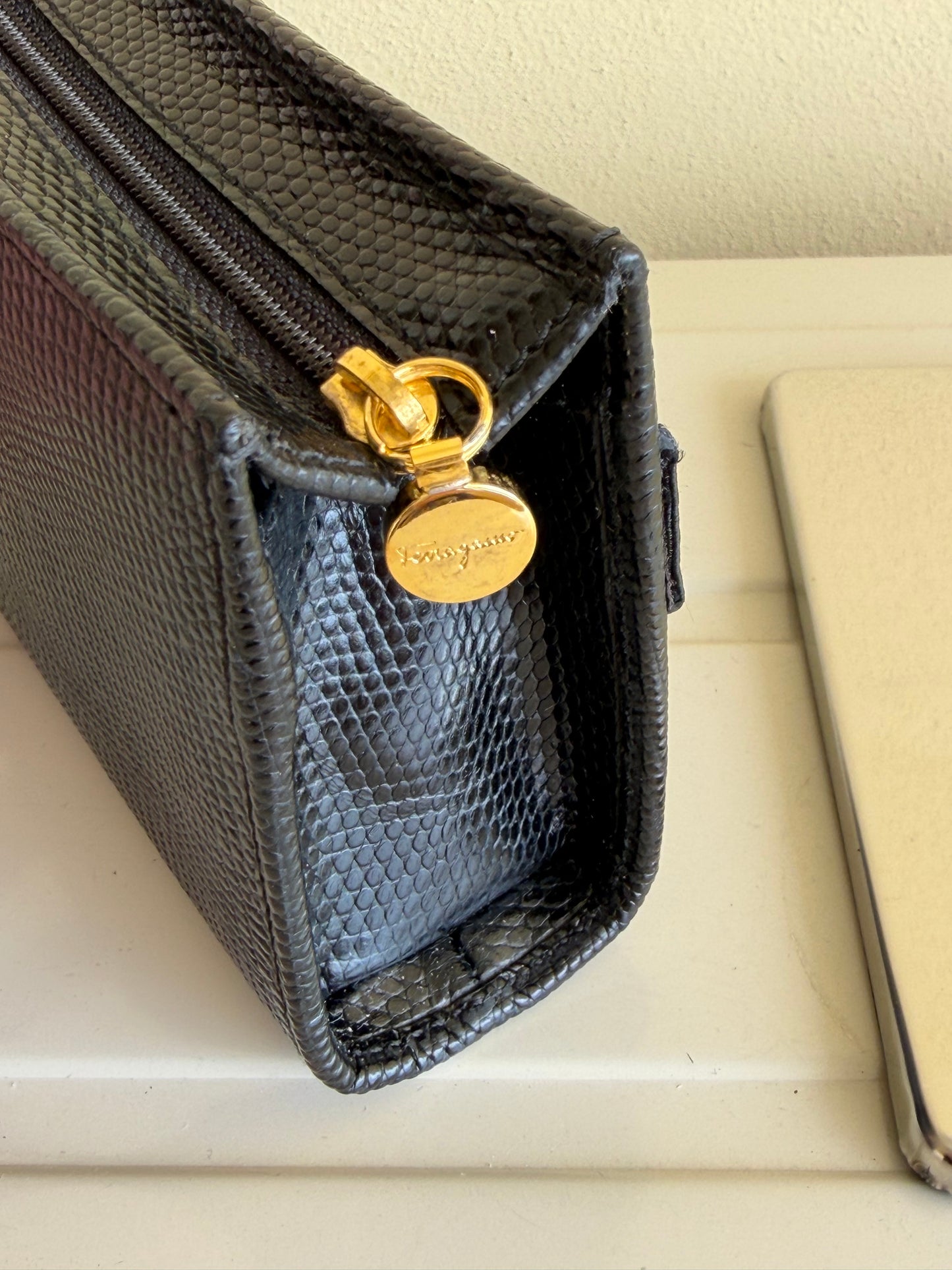 Salvatore Ferragamo portamonete nero