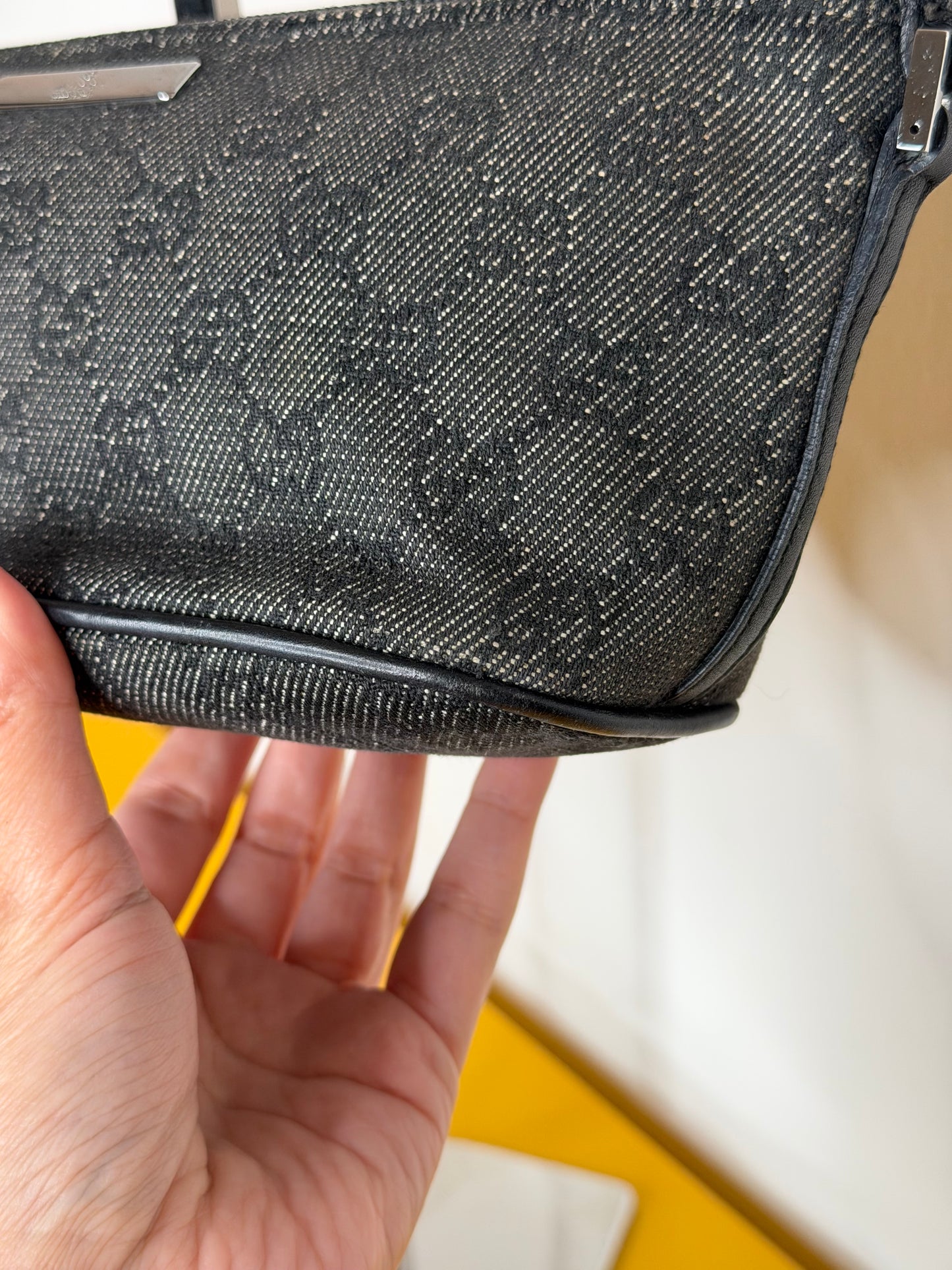 Gucci boat bag denim