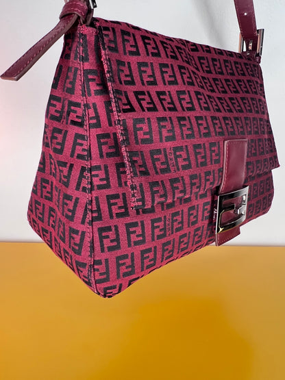 Fendi Mamma Baguette Bordeaux