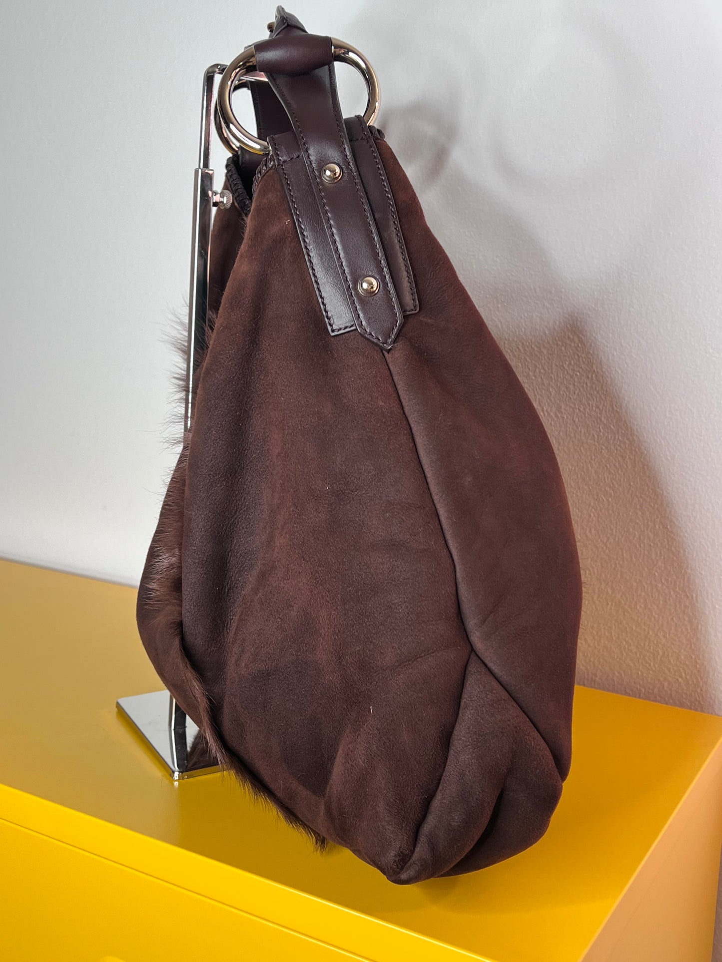 Gucci Horsebit shearling