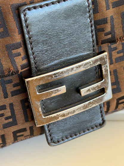 Fendi Mamma Baguette Zucchino Marrone