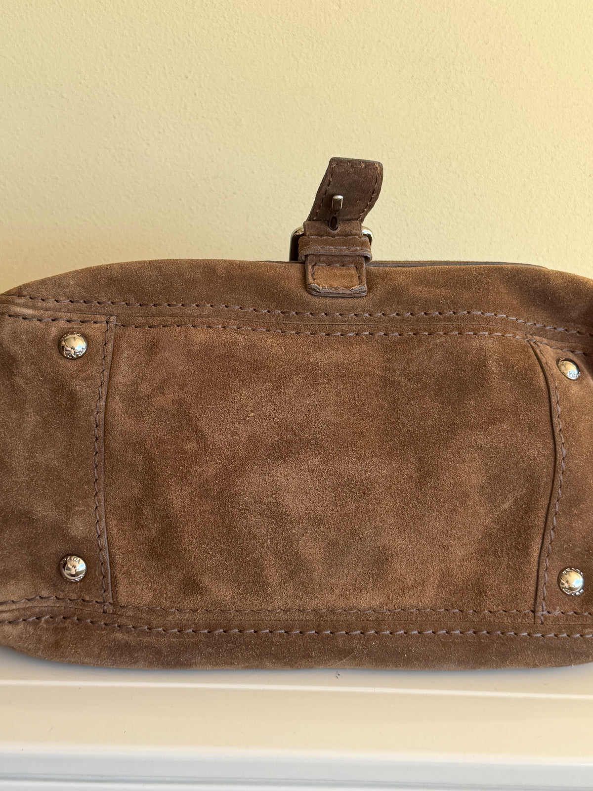 Prada Suede shoulder bag