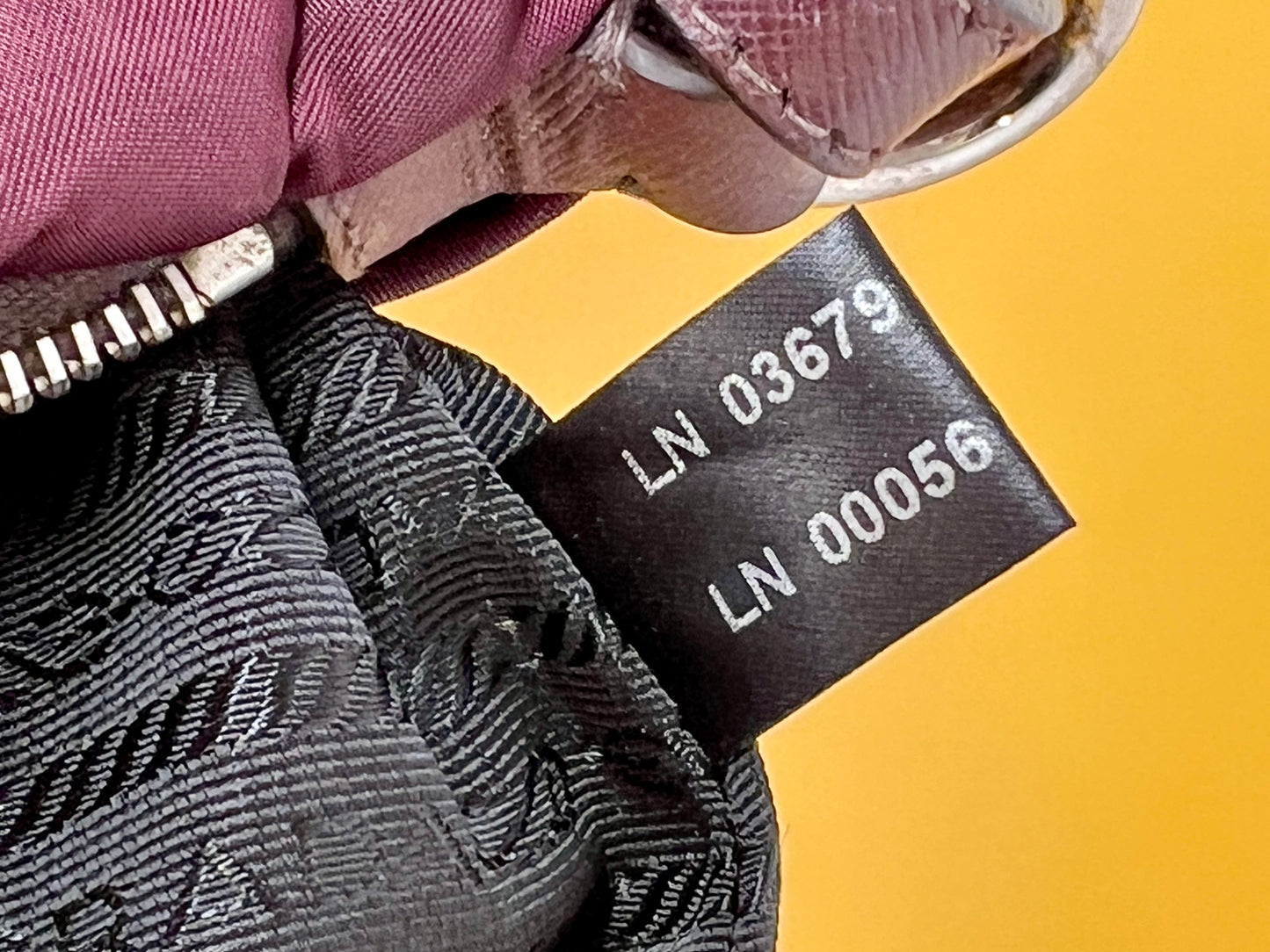Prada nylon/pailettes