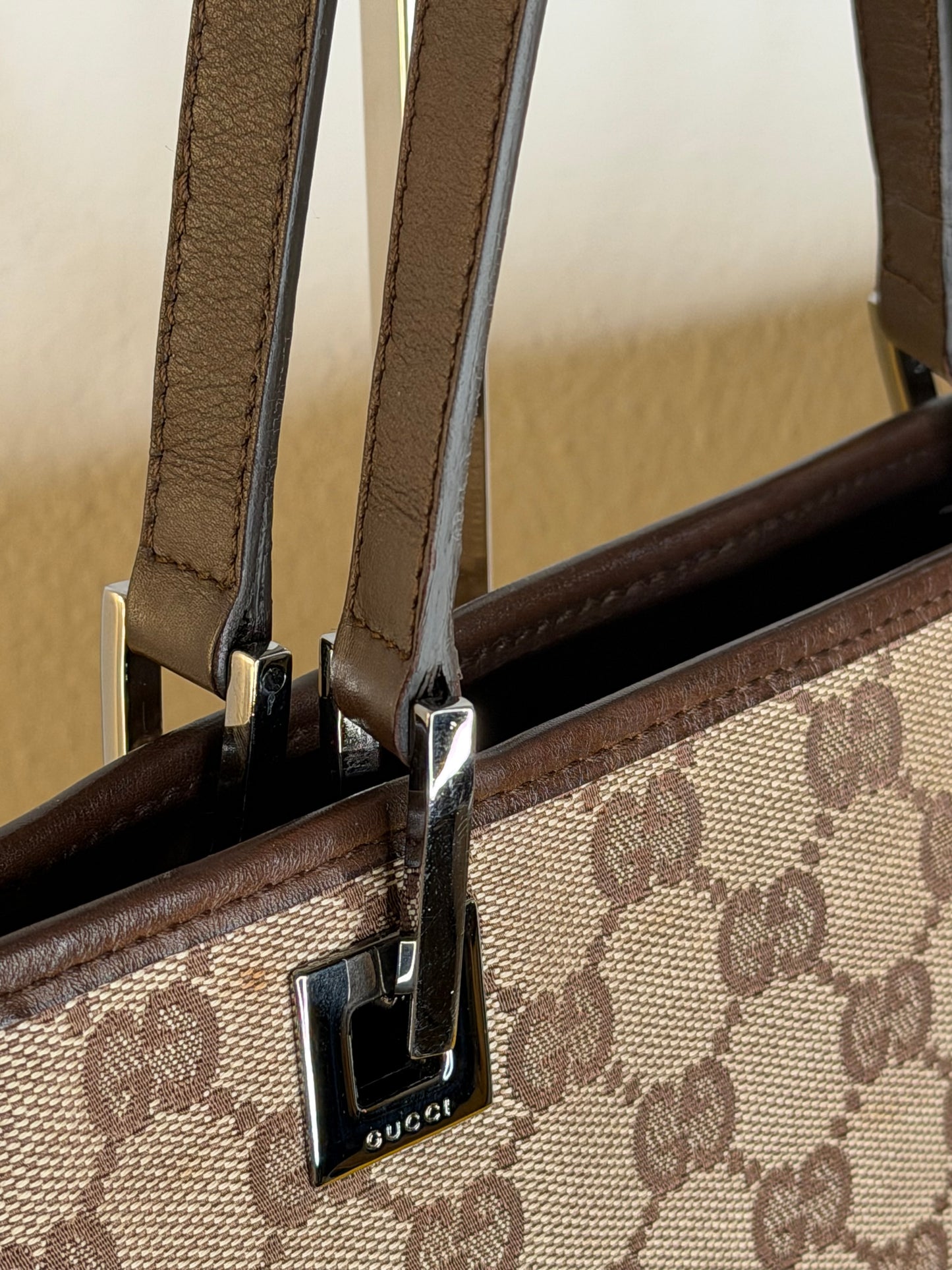Gucci Tote Canvas GG Beige