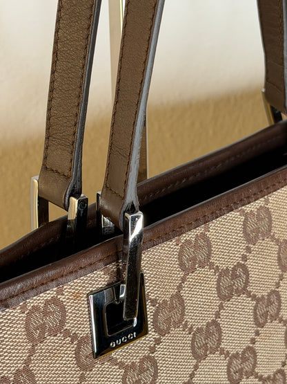 Gucci Tote Canvas GG Beige
