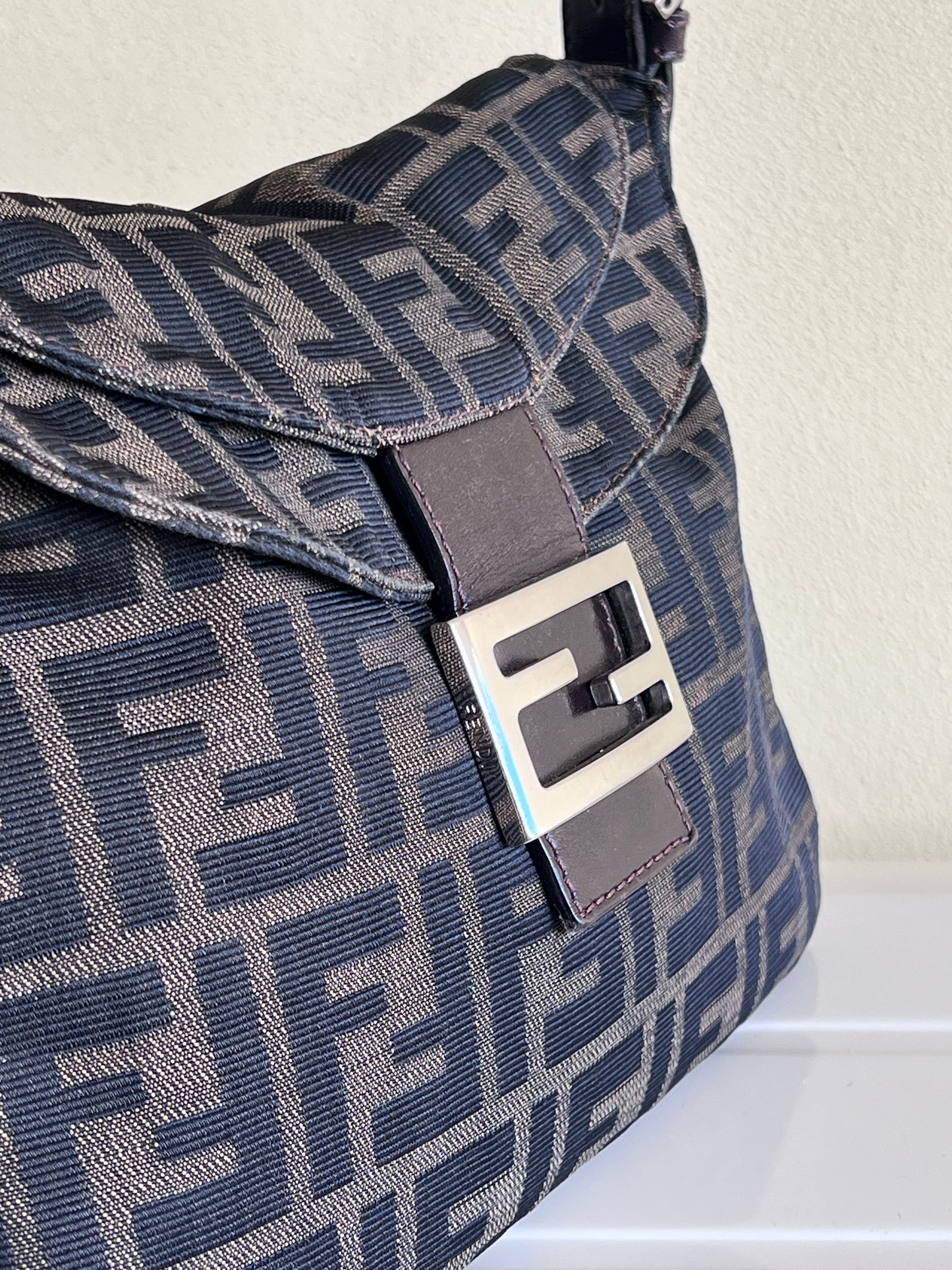 Fendi Mamma Zucca double Flap