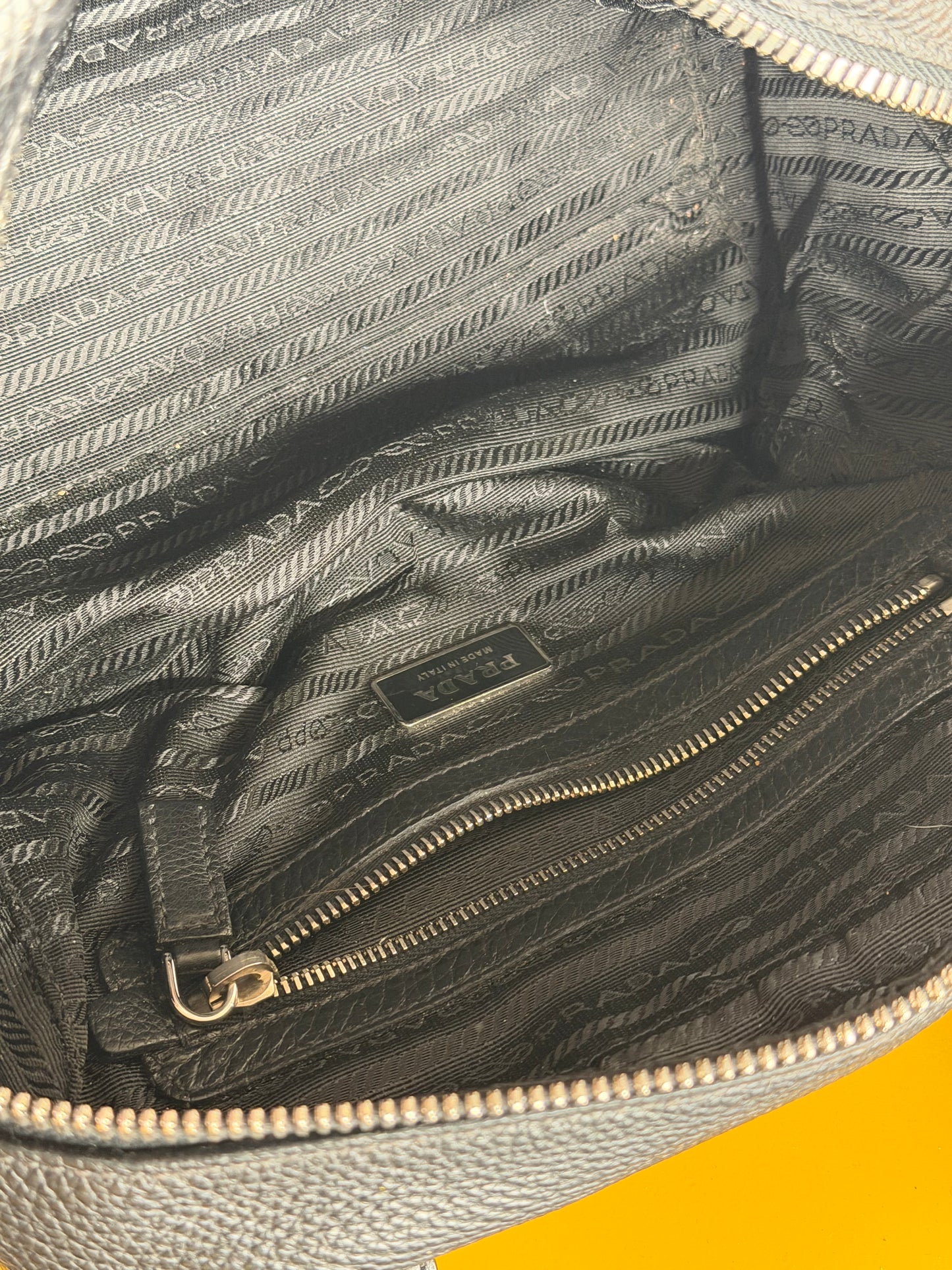 Prada bauletto logo Jaquard