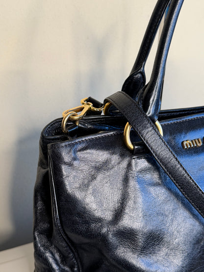 Miu Miu Shopping Vitello Shine
