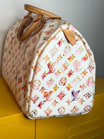 Louis Vuitton Speedy 35 Aquarelle