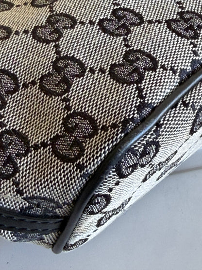 Gucci boat bag grey/black