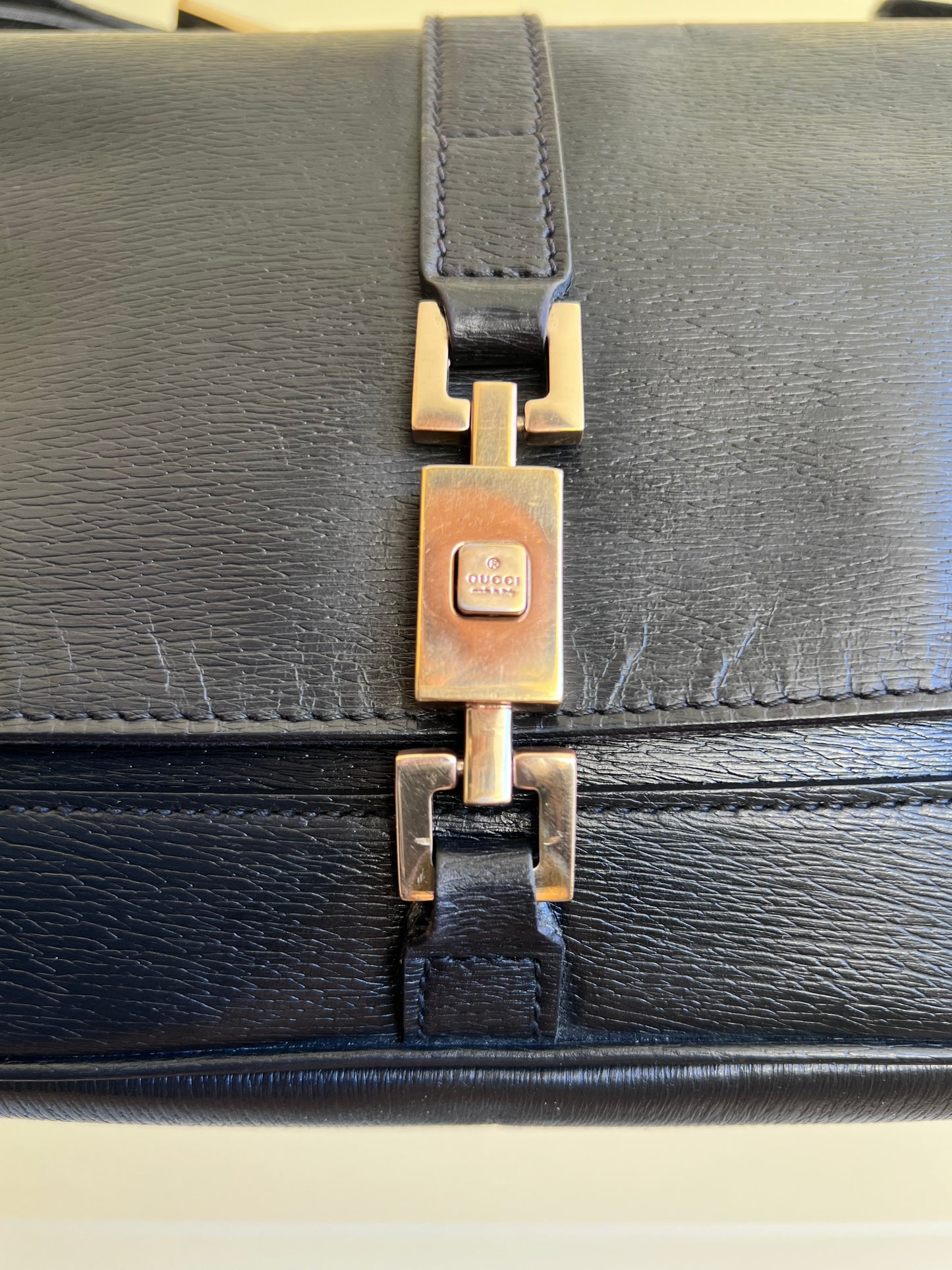 Gucci Mini Jackie pelle nera