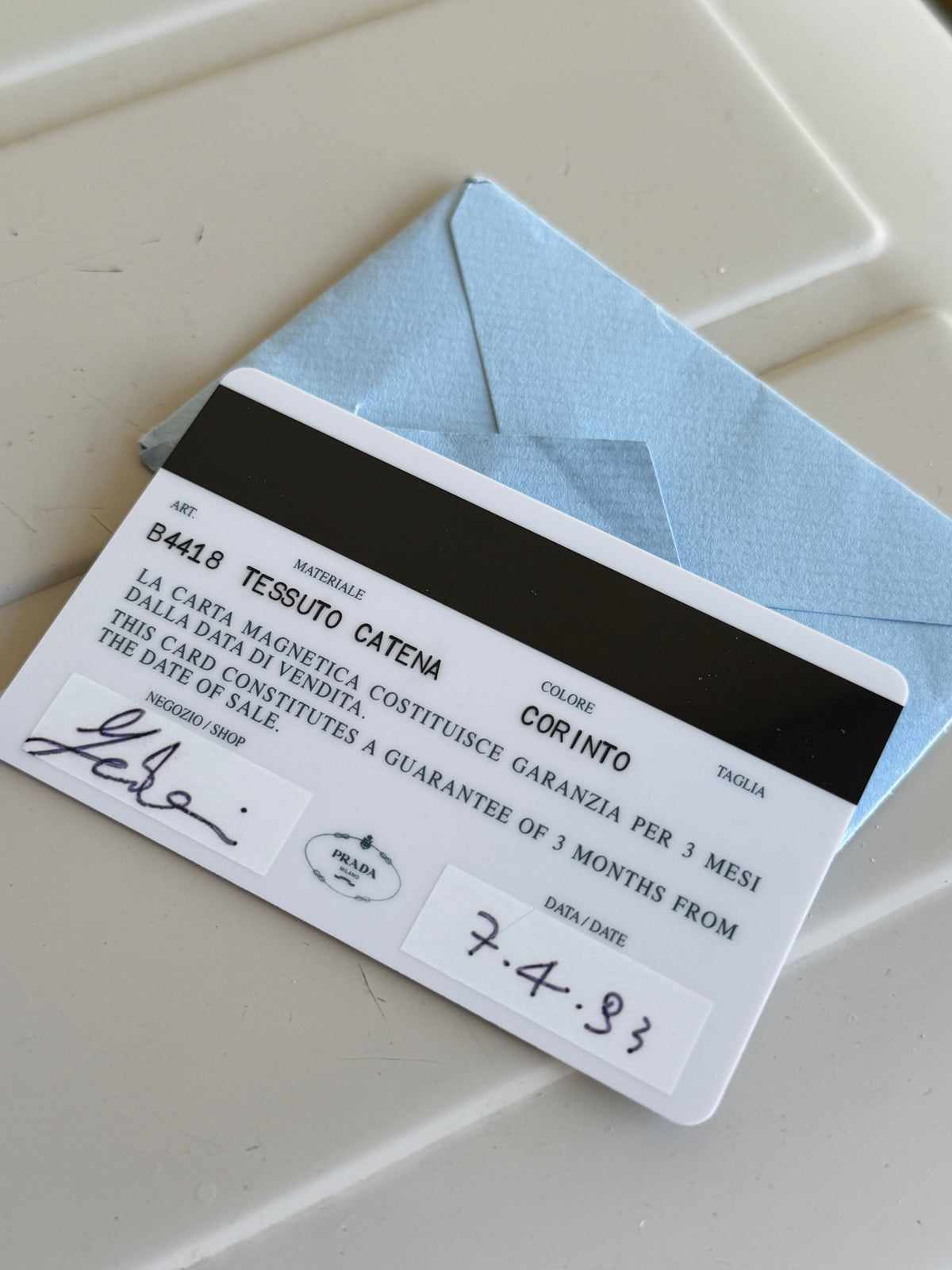 Prada tessuto catena